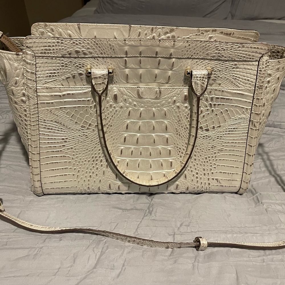 White Brahmin satchel